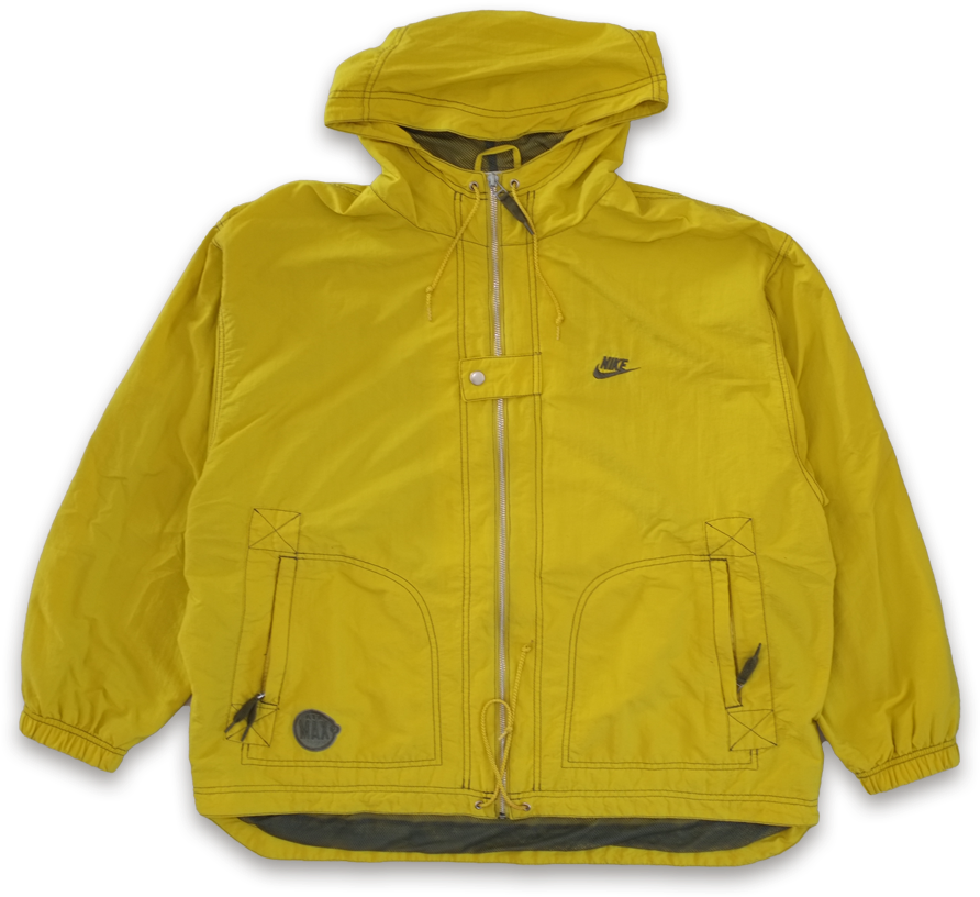 Rare Vintage Nike Air Max Jacket Yellow (900x900), Png Download