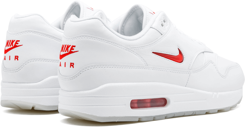 Nike Air Max 1 Essential - Mens Shoes White/black Size (1000x600), Png Download