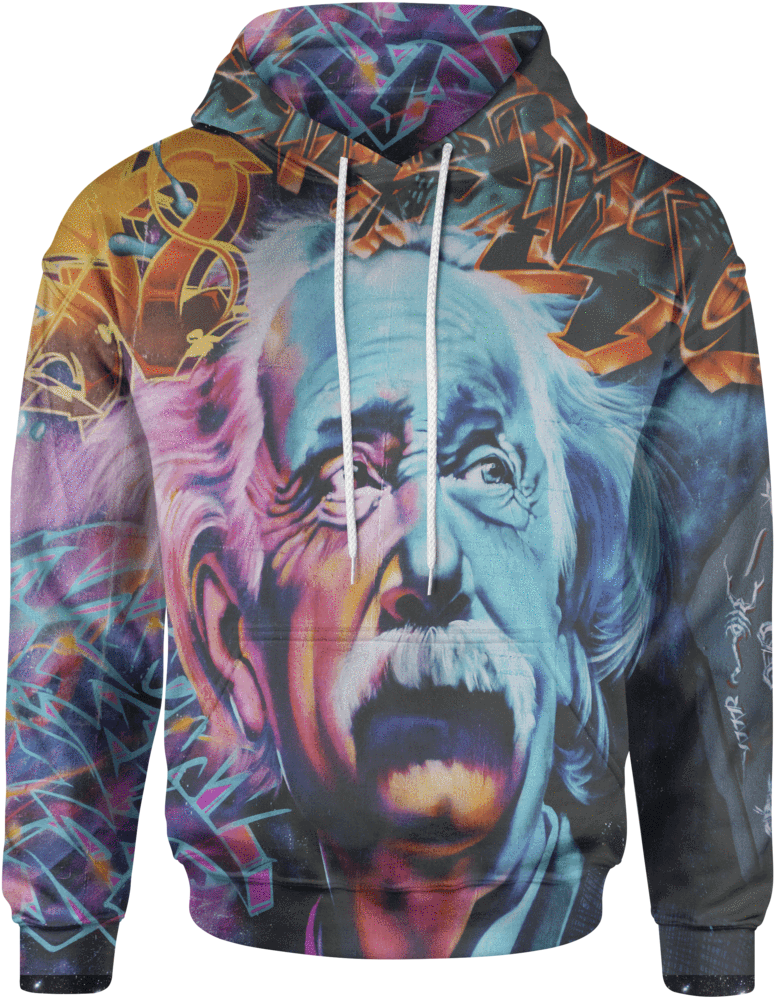 Albert Einstein Grafiti - Weewado Straßenkunst - Albert Einstein - 60x40cm - (1024x1024), Png Download
