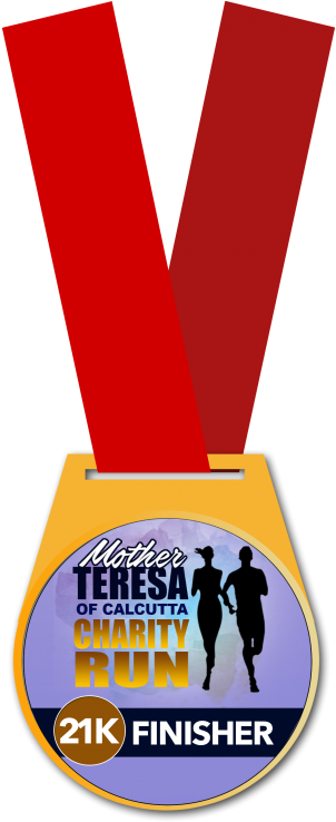 21k Finisher's Medal - Graphic Design (720x890), Png Download
