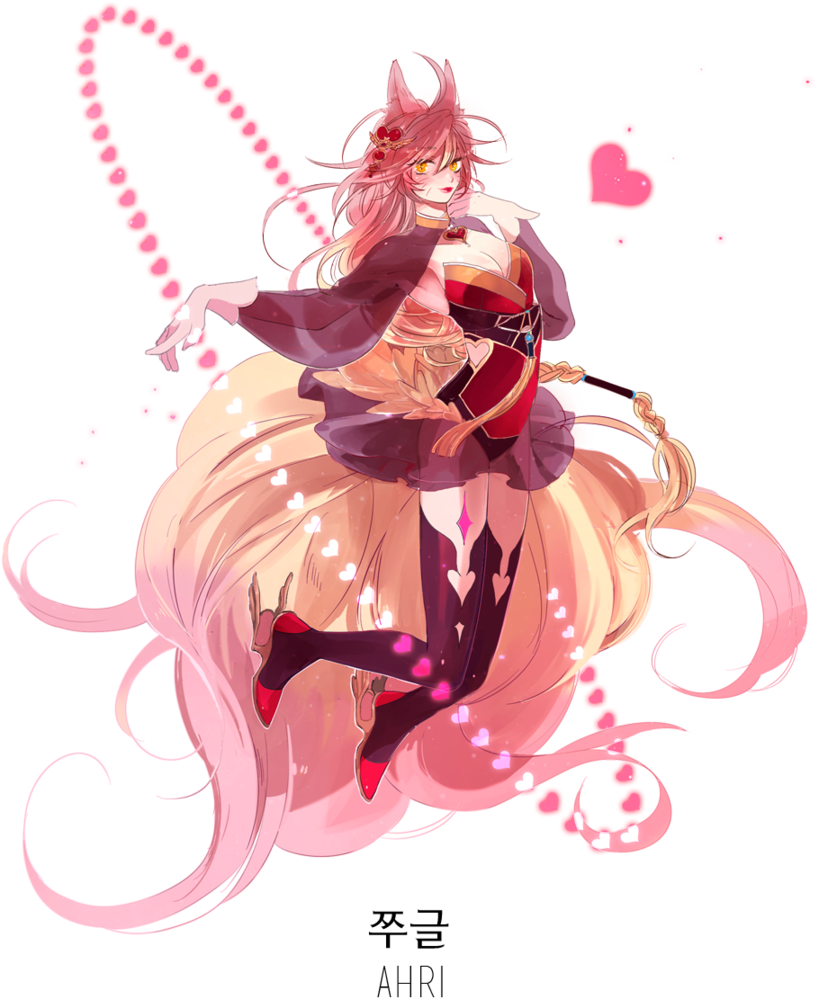League Of Legends - Heartseeker Ahri (900x1100), Png Download