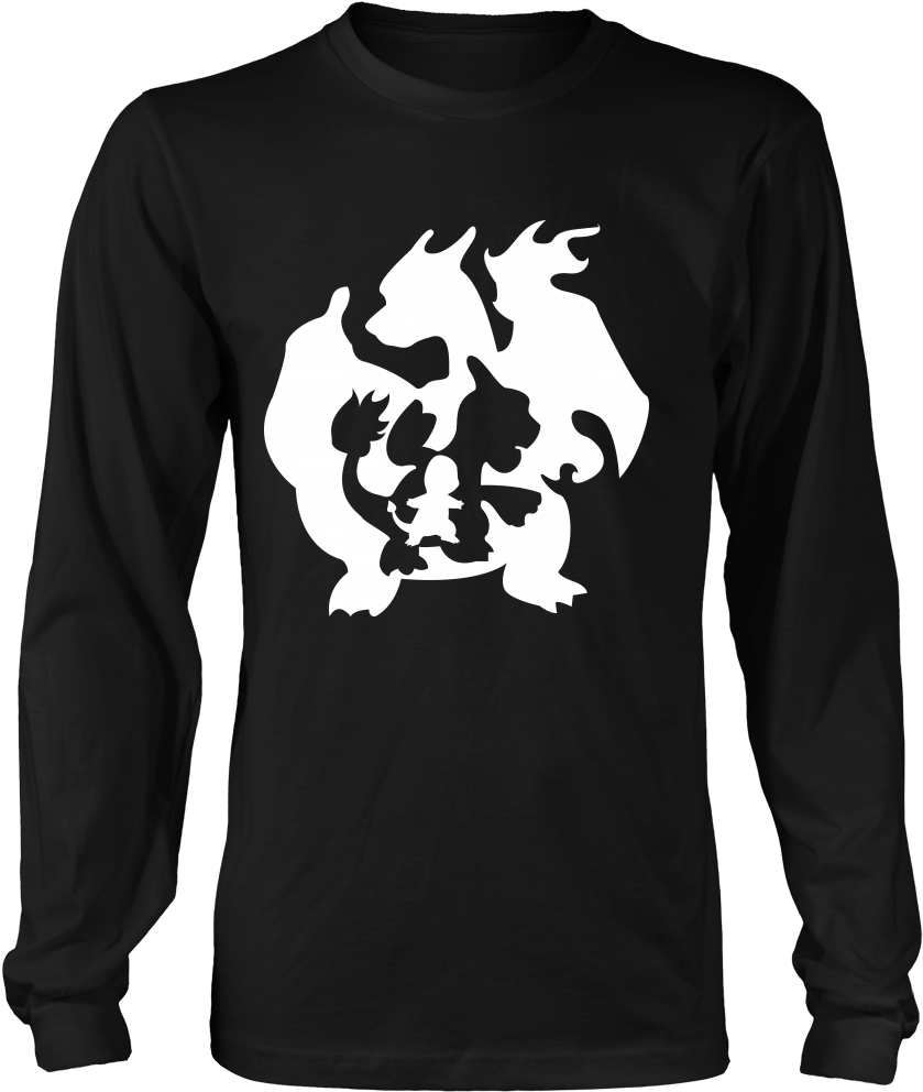 Pokemon Charmander Charmeleon Charizard Evolution Shirt (1000x1000), Png Download