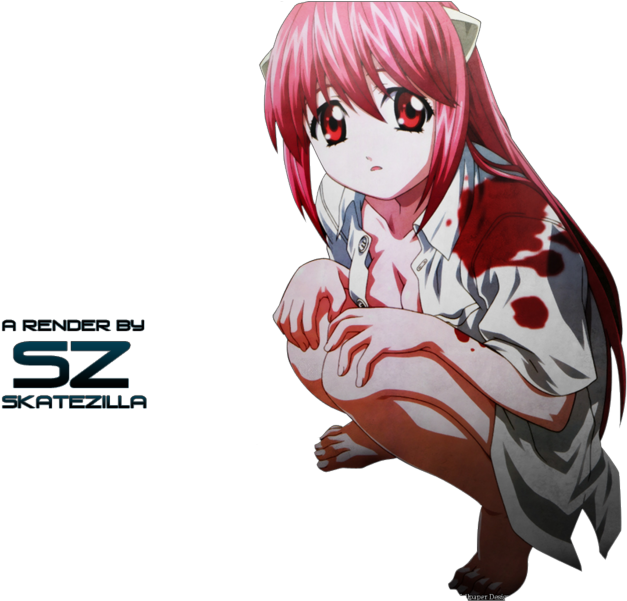 潔白如百合*~ 妖精的旋律~ Elfen Lied (頁1) - Lucy Elfen Lied Transparent (800x600), Png Download