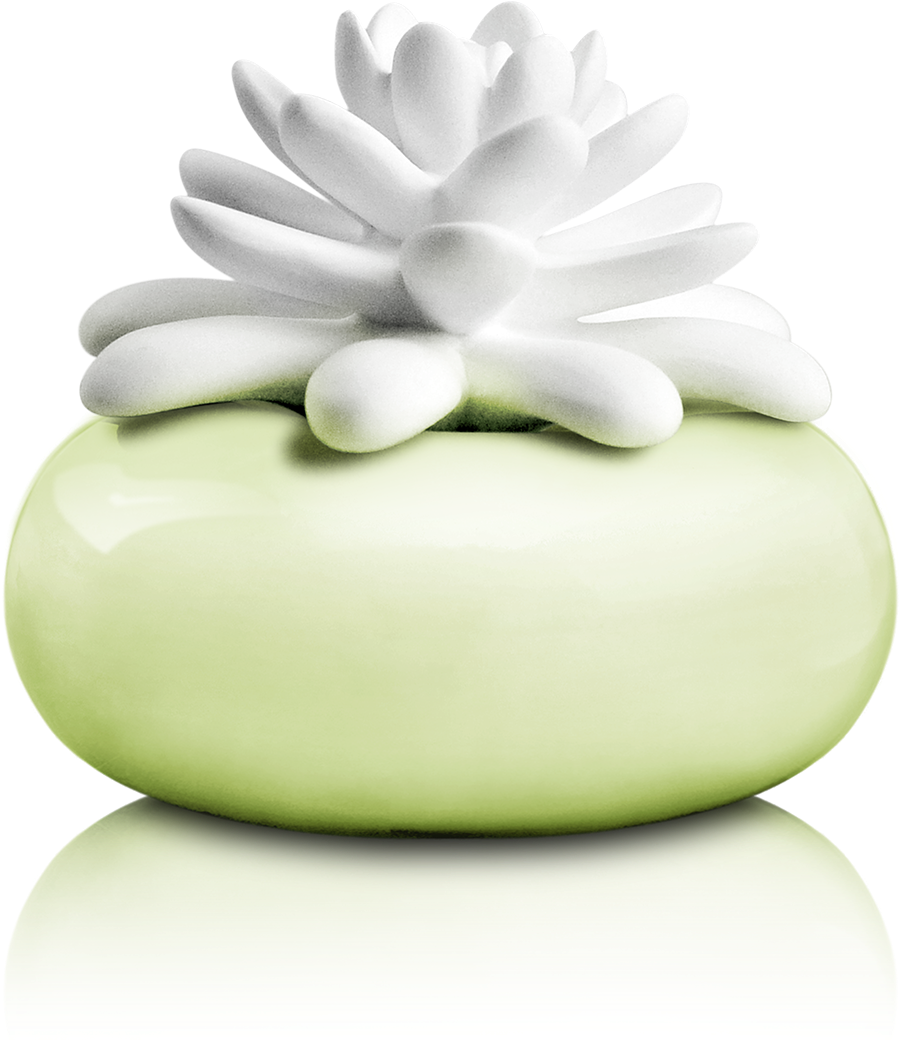 White Lotus Mini Diffuser With Botanical Garden Fragrance - Chando Elegance Mini White Lotus Diffuser- Yellow (1200x1200), Png Download