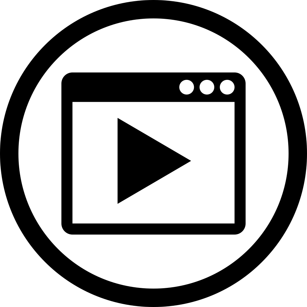Video Marketing Interface Circular Symbol Comments - Icono De Video Png (980x980), Png Download