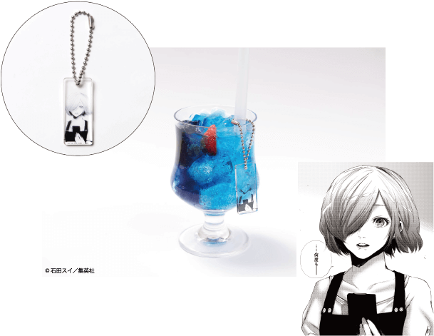 Touka's Jelly Drink - Collaboration Cafe (842x595), Png Download