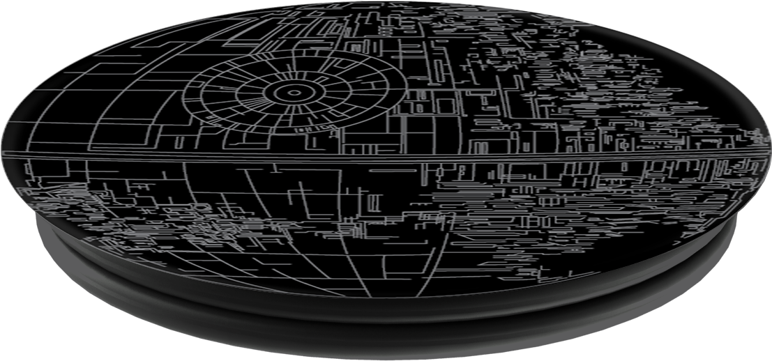 Star Wars Death Star Popsockets Grips - Popsockets Grip Stand (1200x1231), Png Download