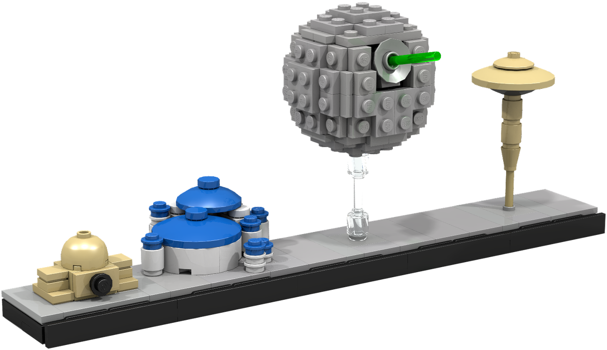 Lego Star Wars Architecture Skyline - Lego (1600x900), Png Download