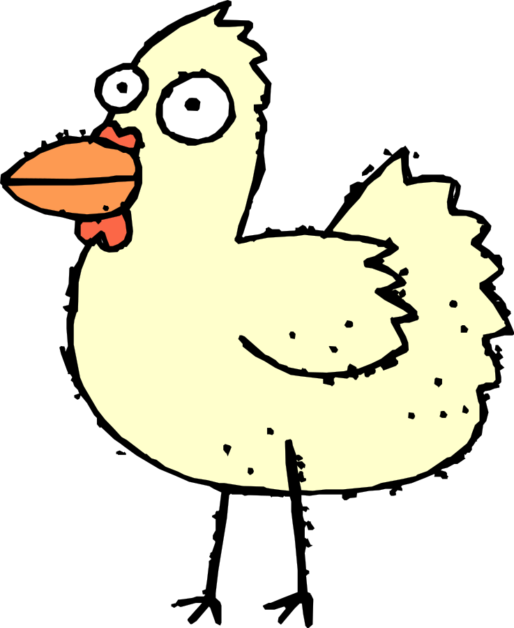 Funny Bird 4 Clipart Png (491x600), Png Download