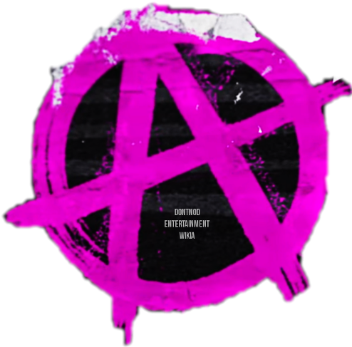 Chloe Anarchy Symbol - Life Is Strange: Before The Storm (500x489), Png Download