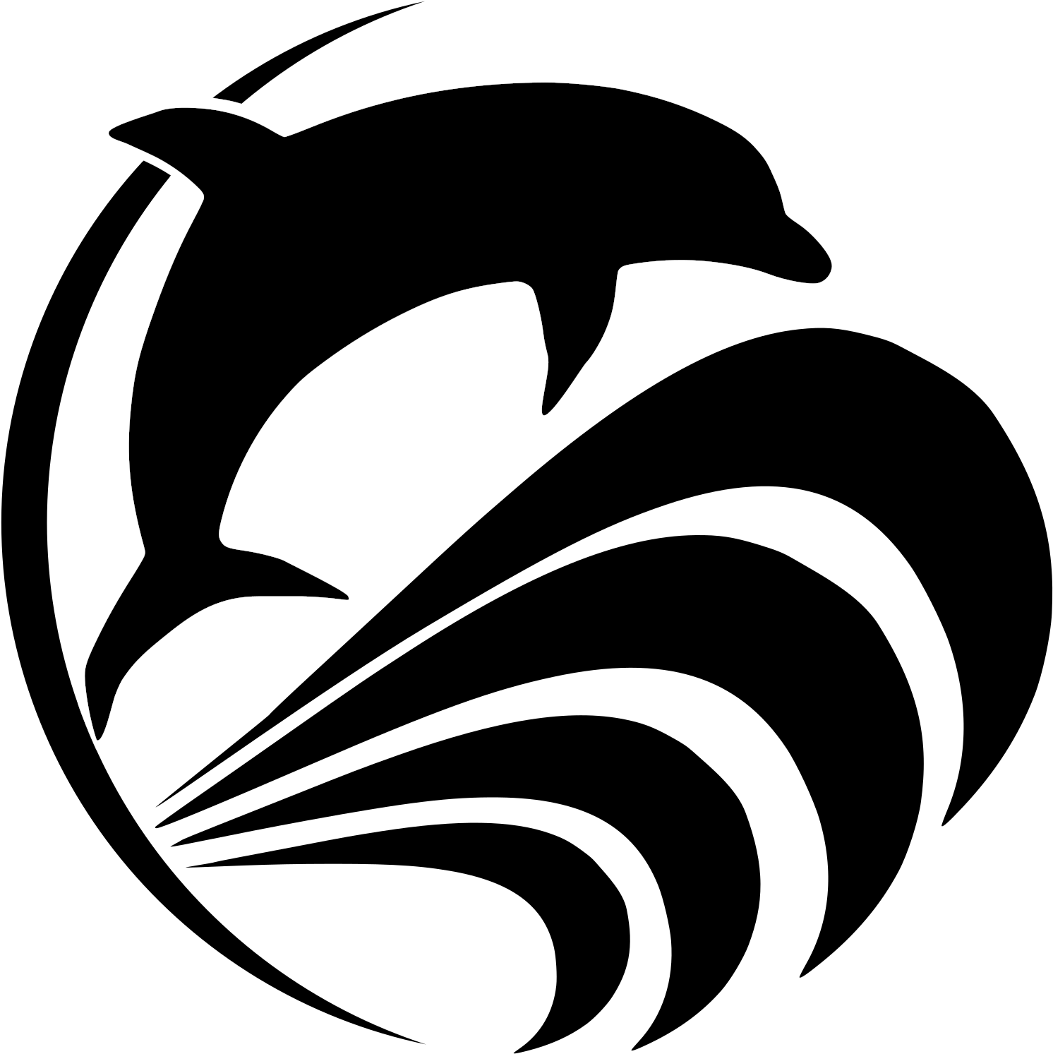 This Free Icons Png Design Of Dolphin Tattoo (1697x2400), Png Download