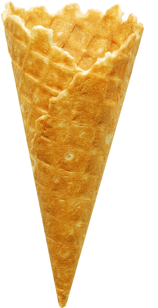 Ice Cream Waffle Png Transparent Image - Ice Cream Cone (665x1200), Png Download