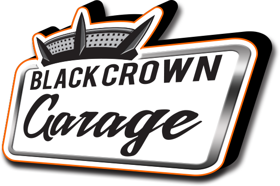 Black Crown Garage (570x379), Png Download