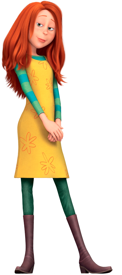 Audrey The Girl From The Lorax - El Lorax Audrey (413x928), Png Download