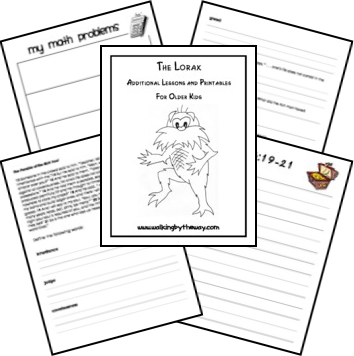 Additional Lessons And Printables For The Lorax - Kenya Lapbook (354x356), Png Download
