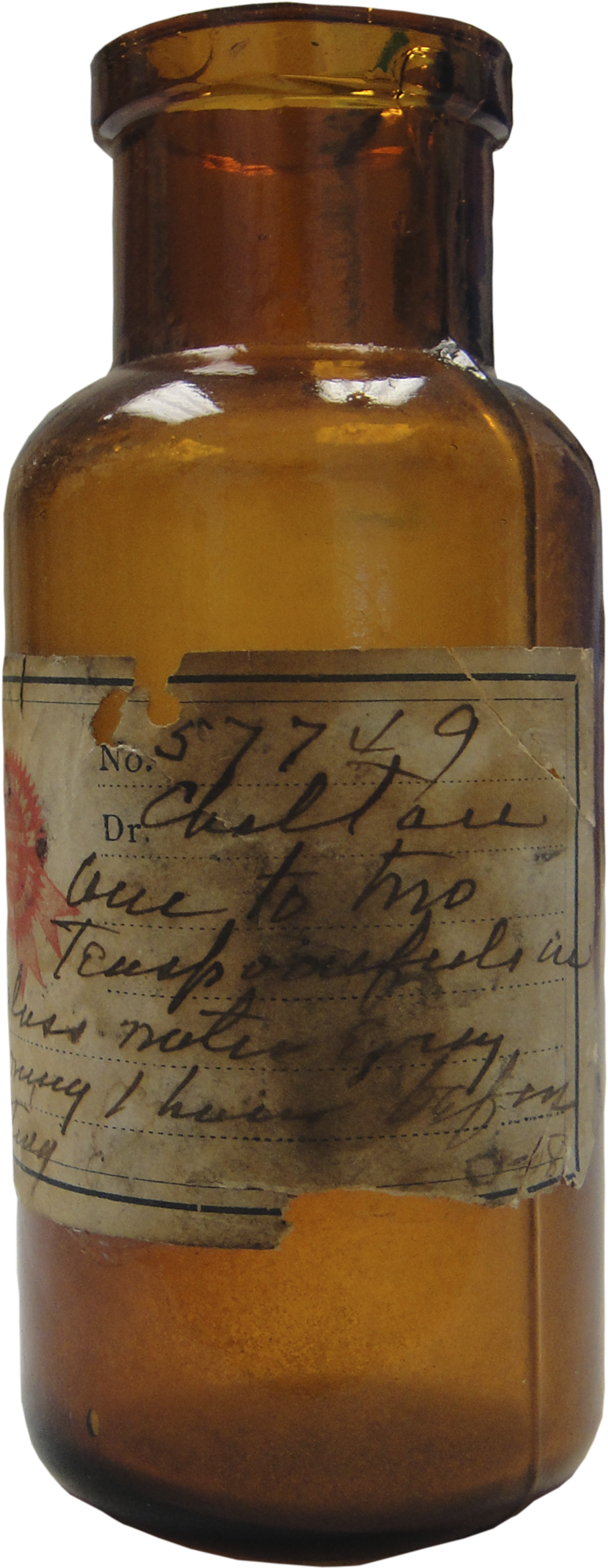 Prescription Bottle Png - Old Medicine Bottle Png (733x1830), Png Download