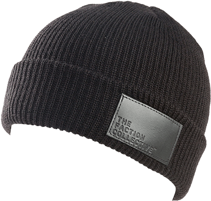 Fisherman Beanie - Faction Fisherman Beanie Black 2018 Size Unique (412x440), Png Download