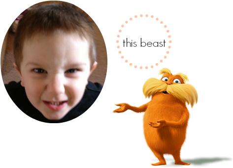 The Lorax - Lorax Characters (500x400), Png Download