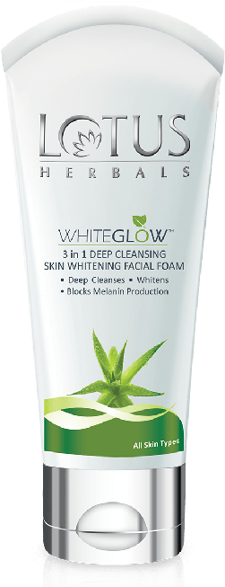 Lotus Herbals Whiteglow 3 In 1 Deep Cleansing Skin - Cream (672x672), Png Download