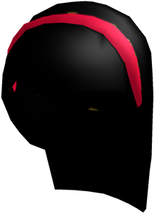 Black And Red - Black Hair Codes For Roblox High School (420x420), Png Download