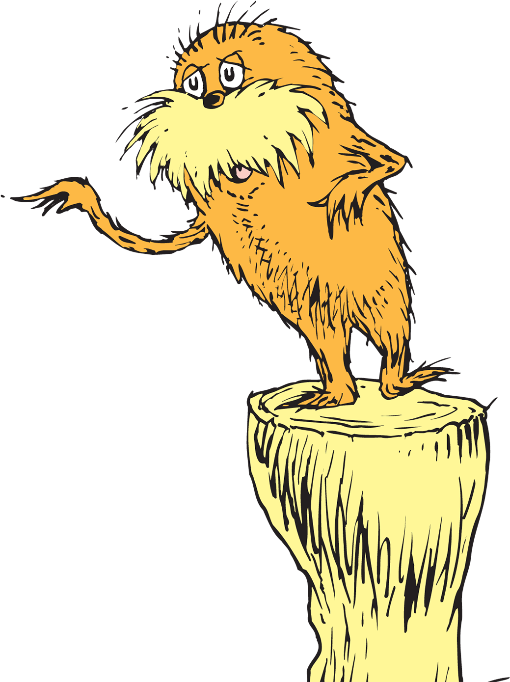 Clipart Resolution 1114*1393 - Art Print: Geisel's The Lorax: Speak (1114x1393), Png Download