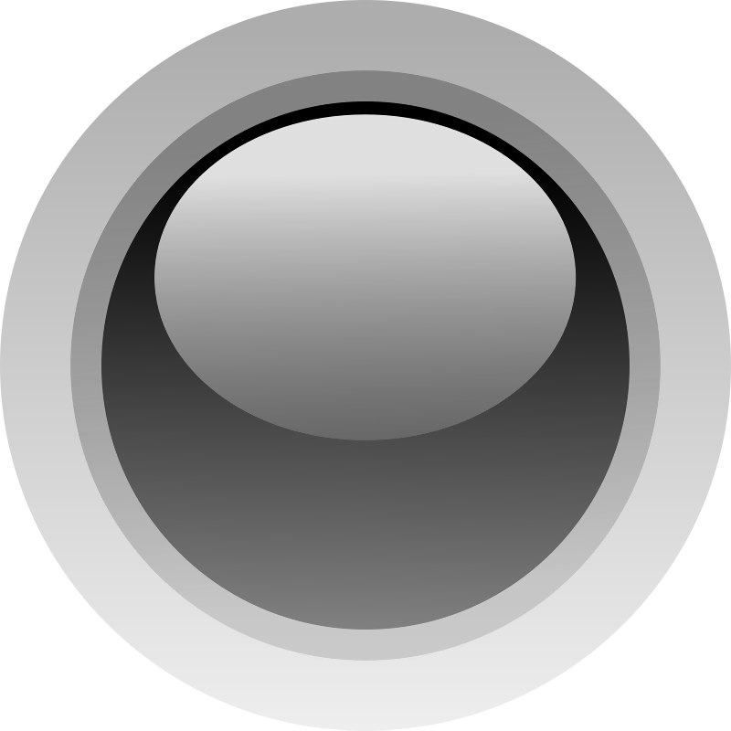 Led Round Black - Circle (800x800), Png Download