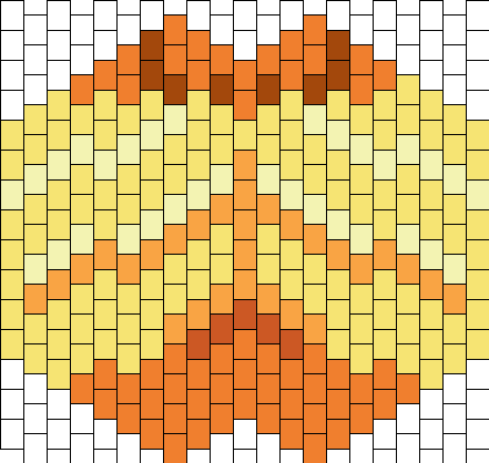 The Lorax Mustache Mask Bead Pattern - Art (441x418), Png Download
