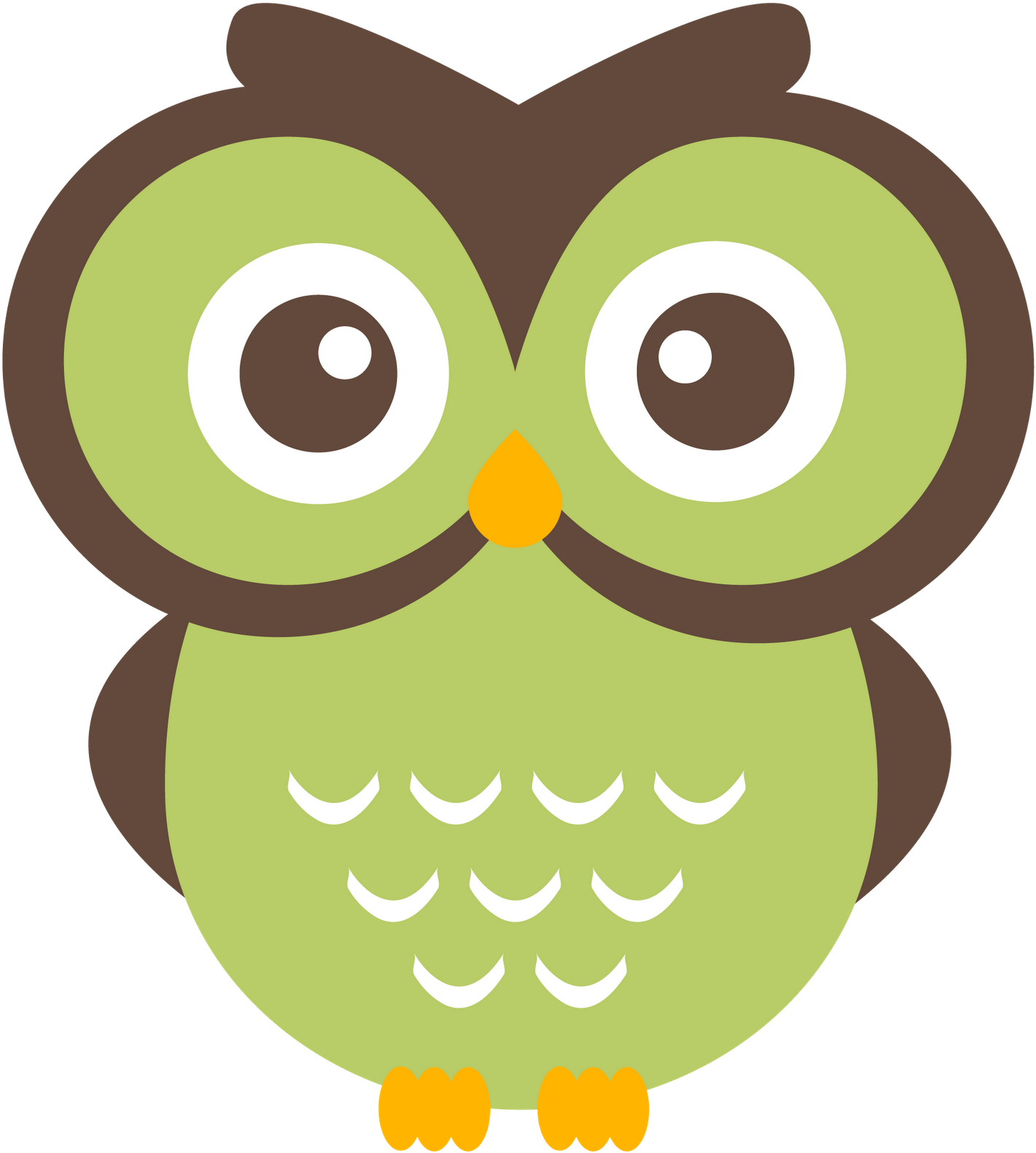 Magnifying Glass Png Transparent Image - Cute Owl Clip Art (1443x1600), Png Download