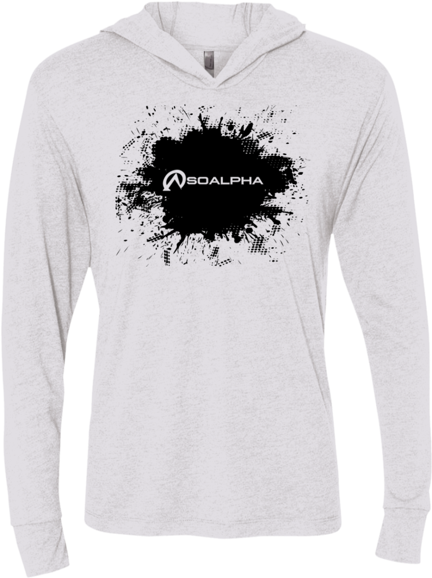 Black Splash Hoodie - Hoodie (1155x1155), Png Download