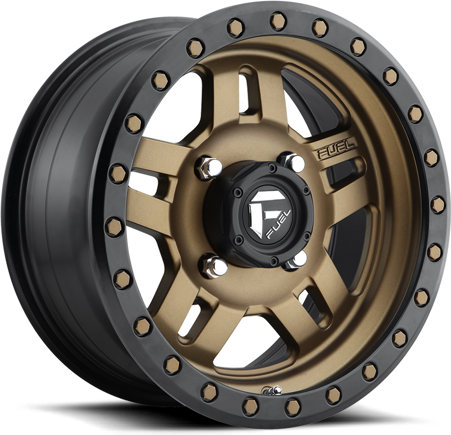 Dirt Bike Tire Beadlock - Gold Off Road Wheel (1000x1000), Png Download