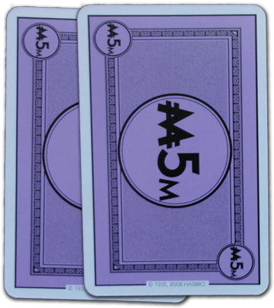$5m Money Card - Monopoly Deal Cards (413x455), Png Download