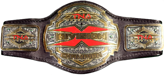 -first Wrestler To Get 3 Votes Will Progress To The - Tna X Division Title Belt (546x249), Png Download