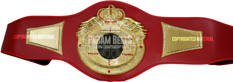 Victory Heavy Dc Red - Custom Championship Belt Red (800x347), Png Download