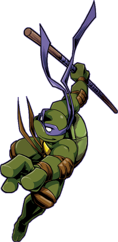 Donatello By ~freakfreak - Donatello Turtle Png (388x791), Png Download