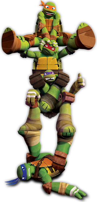 Teenage Mutant Ninja Turtles - Teenage Mutant Ninja Turtles Png (314x654), Png Download