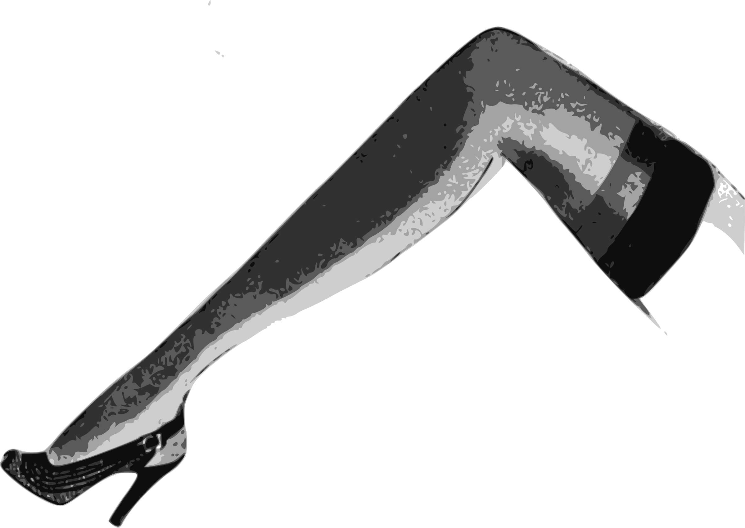 This Free Icons Png Design Of Classic Sexy Leg (2400x1702), Png Download