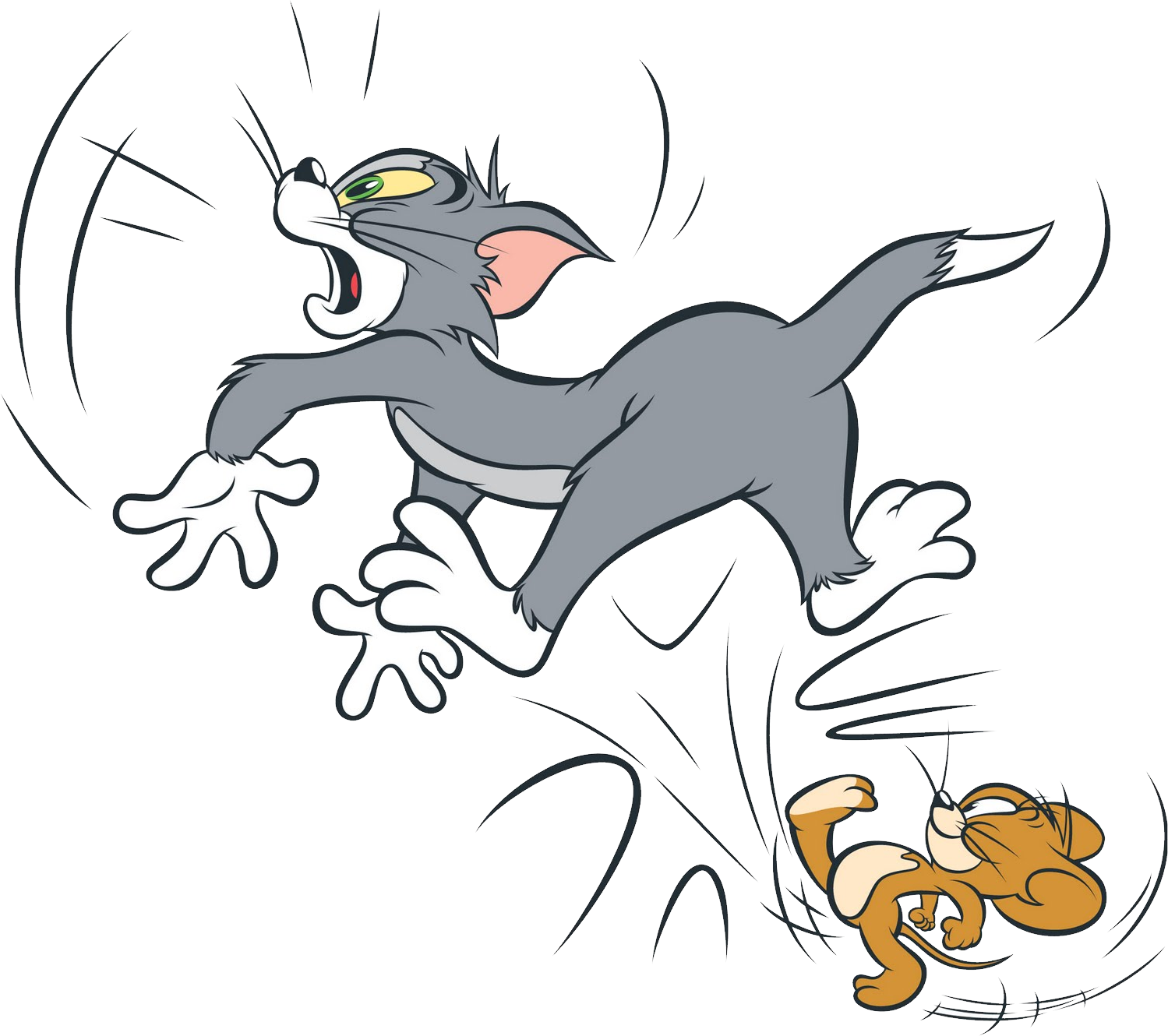Tom And Jerry Clipart Christmas Png - Tom Y Jerry Png (1499x1330), Png Download