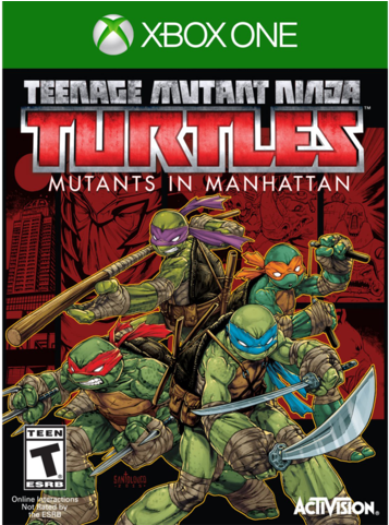 Xbox One Teenage Mutant Ninja Turtles - Tmnt Mutants In Manhattan Xbox 360 (480x480), Png Download