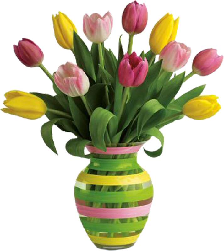 Download Beautiful Clipart Flower Vase Vase With Flower Png Full Size Png Image Pngkit