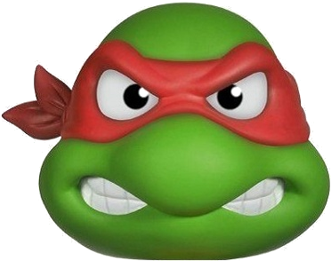 Tmnt "turtle" Character Head Shooter - Funko Tmnt Raphael Wacky Wobbler (406x406), Png Download