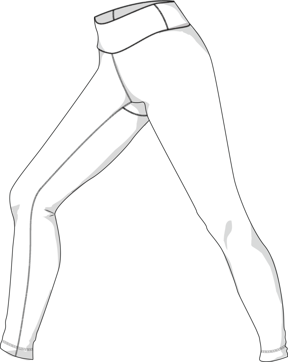 Jpg Transparent Library Ankle Drawing Women's - Line Art (1000x1254), Png Download