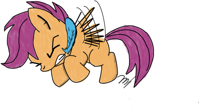 Shinjielric, Dumbo, Safe, Scootaloo, Solo - Scootaloo (900x605), Png Download