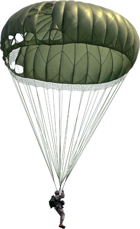 War Parachute Png (476x775), Png Download