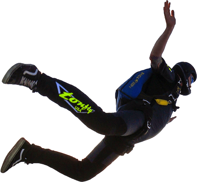 Learn To Skydive - Skydiver Png (750x692), Png Download
