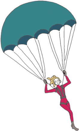 Parachute - Parachuting Transparent (450x450), Png Download