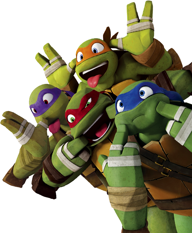 With Your Kids' Favorite Nickelodeon Friends, Your - Happy Birthday Teenage Mutant Ninja Turtles Birthday (624x755), Png Download