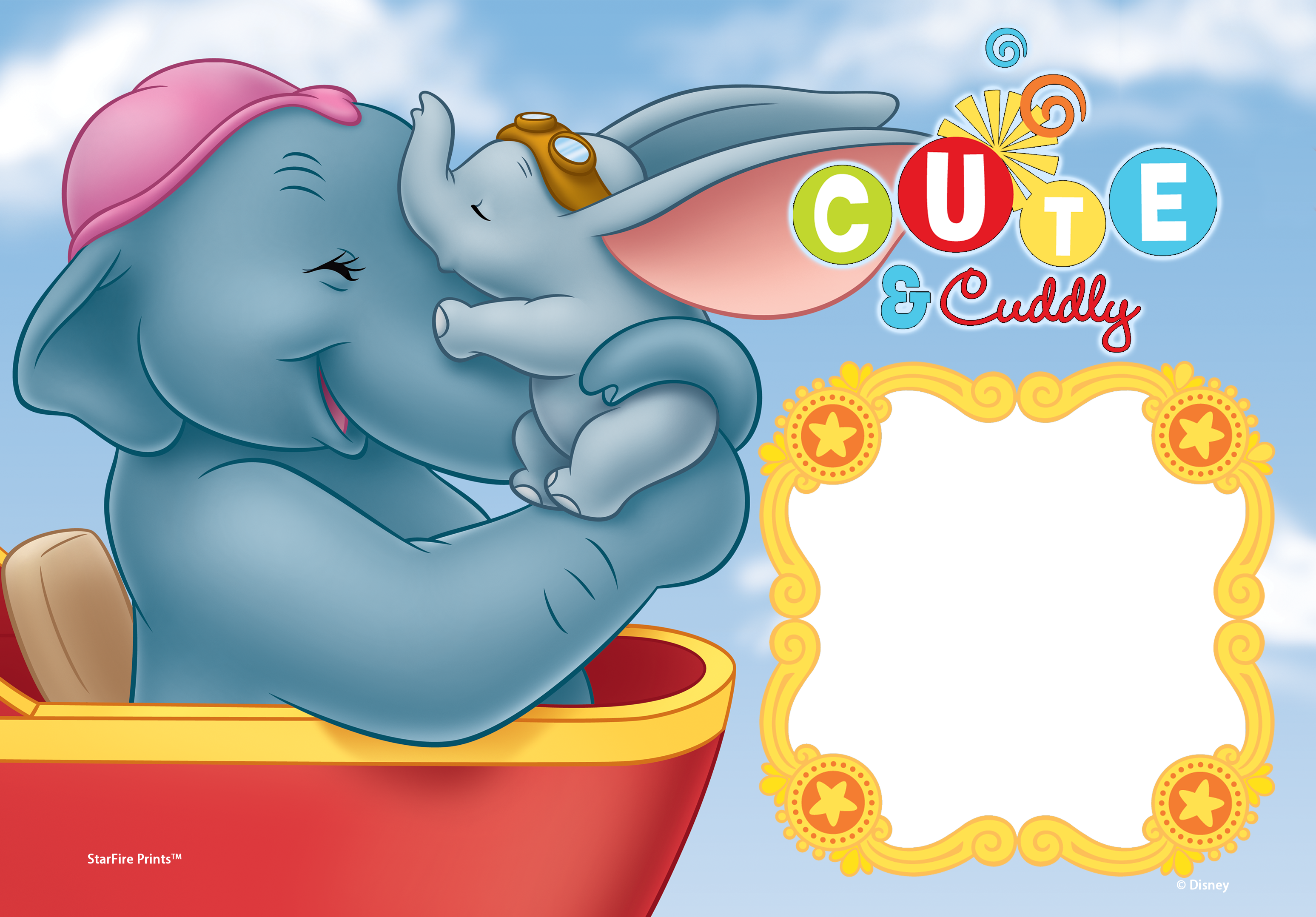 With This 10” X 7” Curved Glass Print, Bring The Magic - Dumbo (3094x2156), Png Download