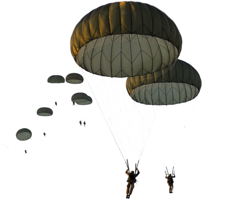 Parachute Army Png (480x480), Png Download