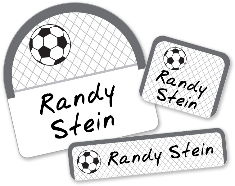 Soccer Net Labels For School - School (800x800), Png Download