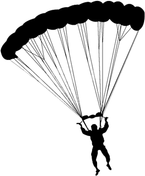 Related Wallpapers - Parachute Clipart (451x392), Png Download